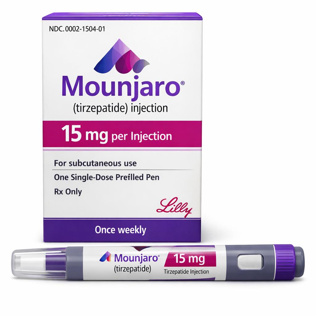 Mounjaro® Caneta 15 mg (Tirzepatida) – 0,5 mL