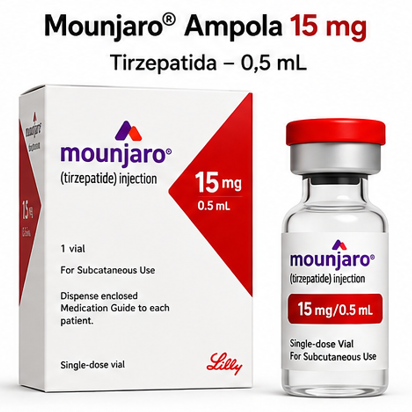 Mounjaro® Ampola 15 mg (Tirzepatida) – 0,5 mL