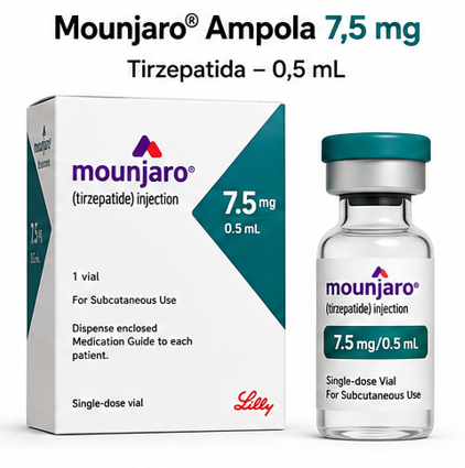 Mounjaro® Ampola 7,5 mg (Tirzepatida) – 0,5 mL